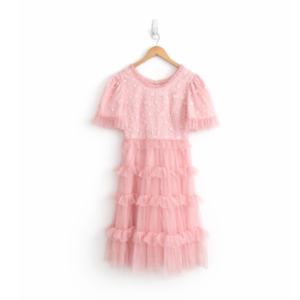 JessaKae Harper Embroidered Tulle Dress